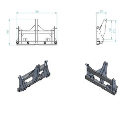 Adapter - Pallegafler/Spyd